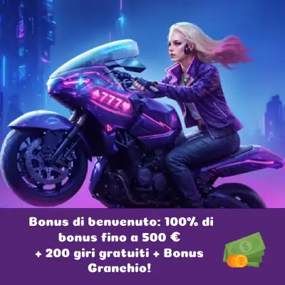  Bonus di benvenuto